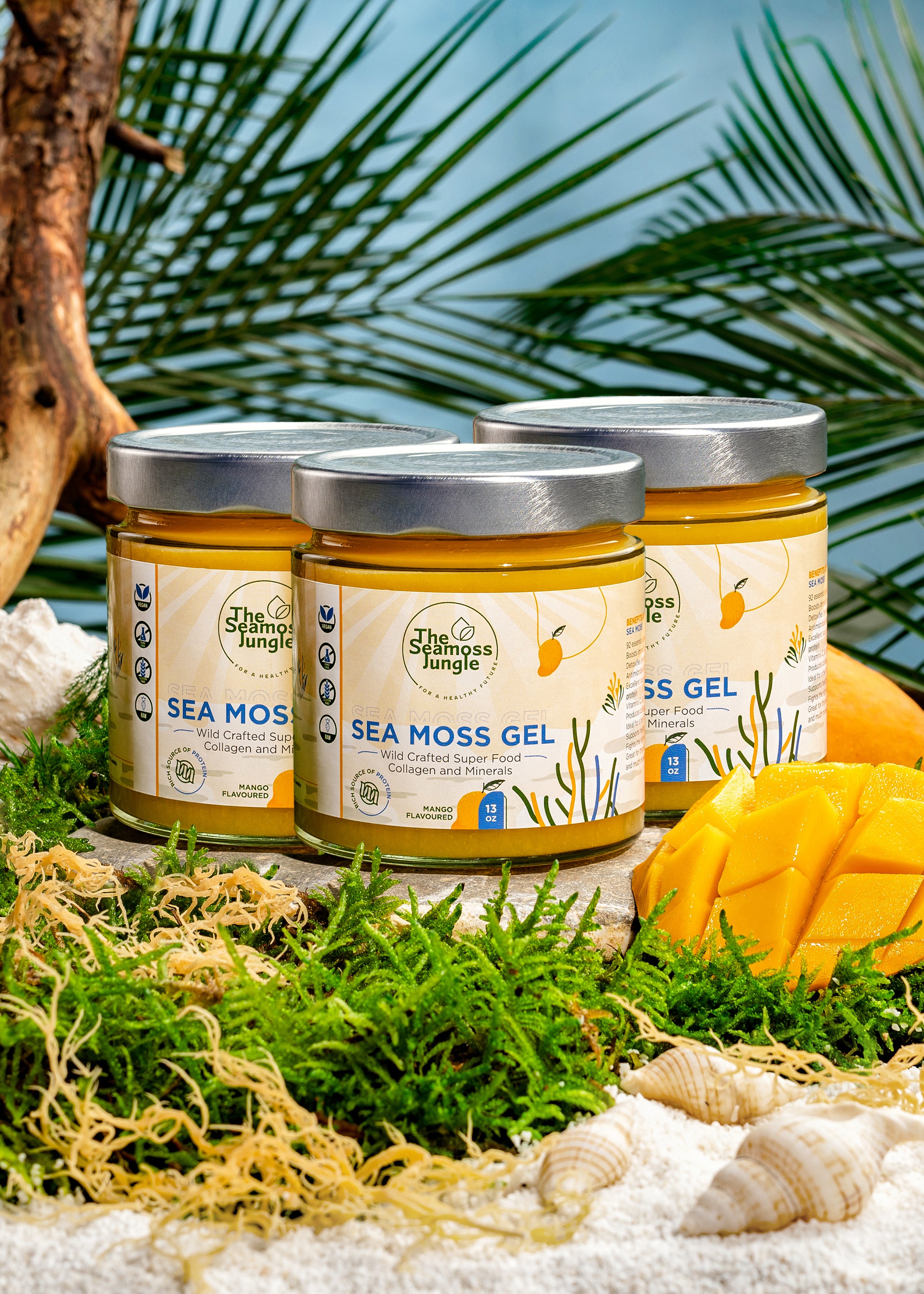 Sea Moss Gel - 3 Jar Bundle