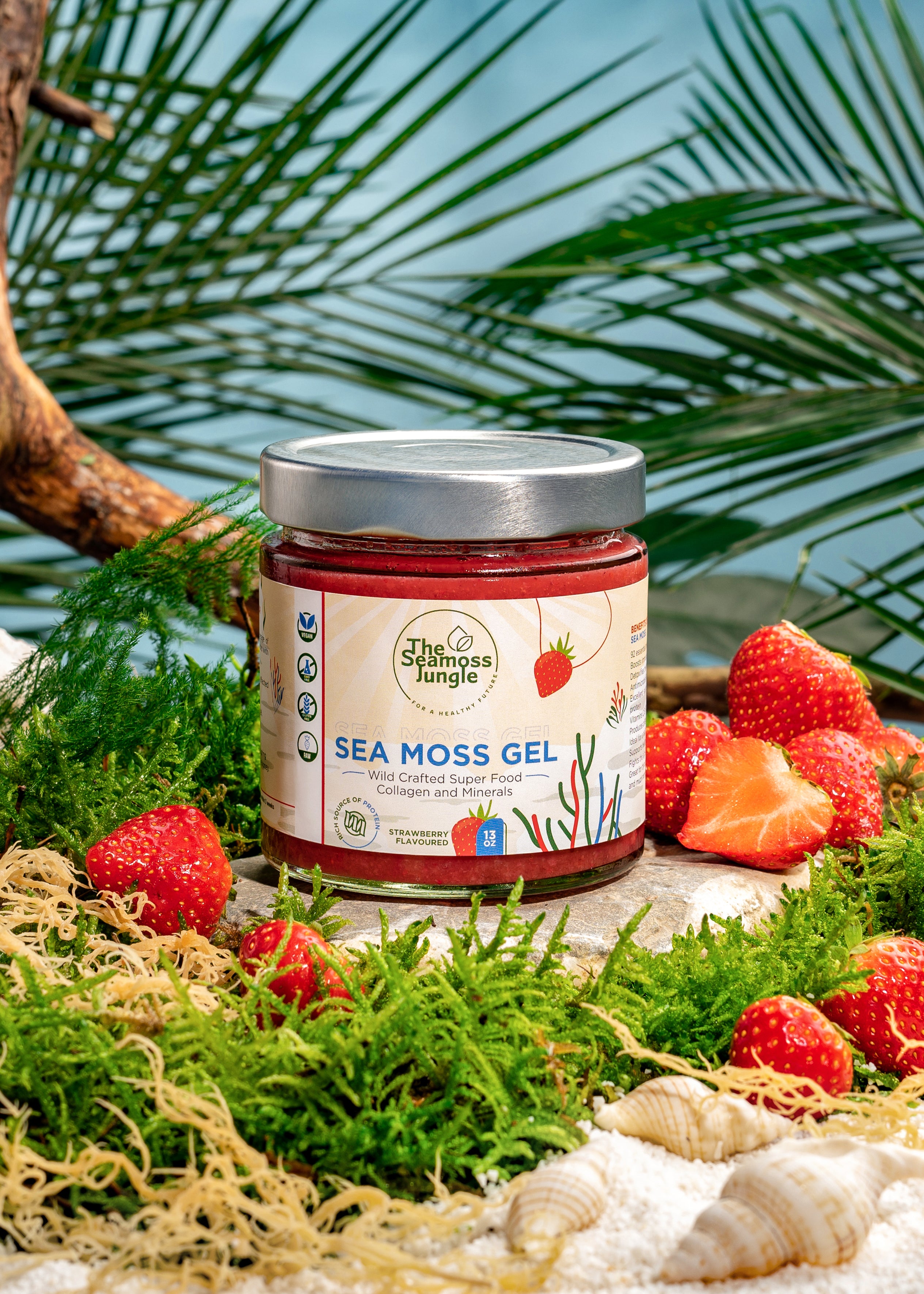 Sea Moss Gel - Strawberry 